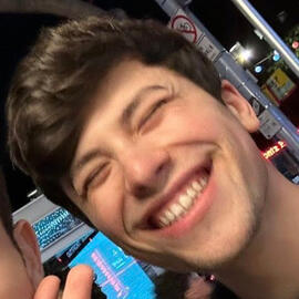 a picture of george not found smiling wide